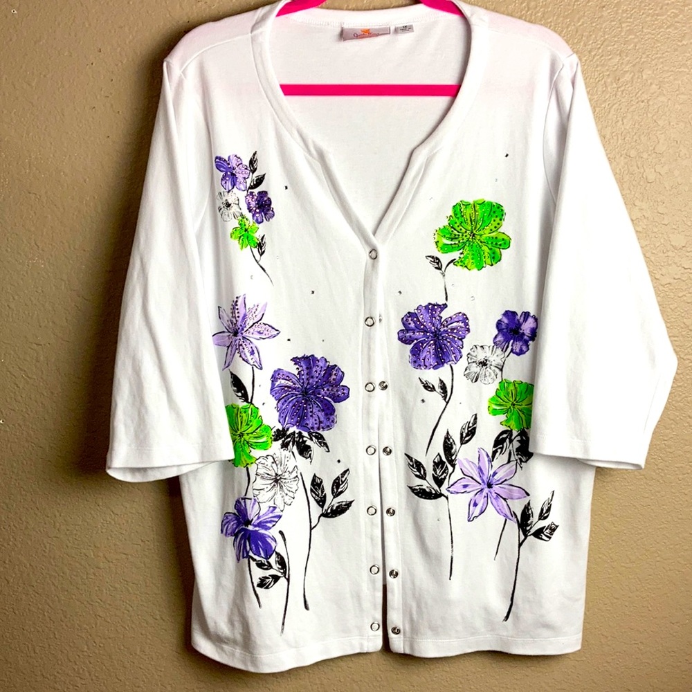 Quacker Factory snap front top XL